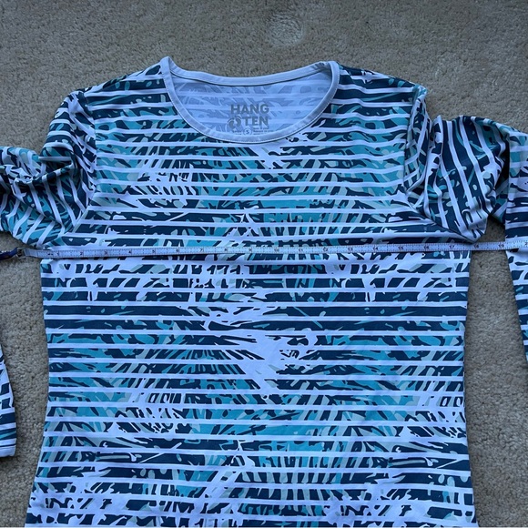Hang Ten Women’s UV Protection UPF 50+ LS Tee Shirt - S - EUC - Stretch - Picture 8 of 8